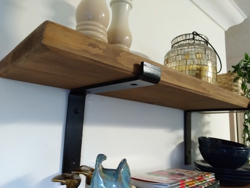 Wooden shelves rustic - -,