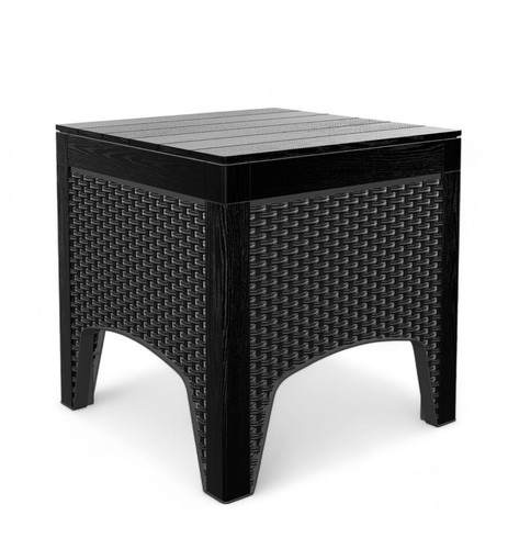 Rattan effect square garden - effect,