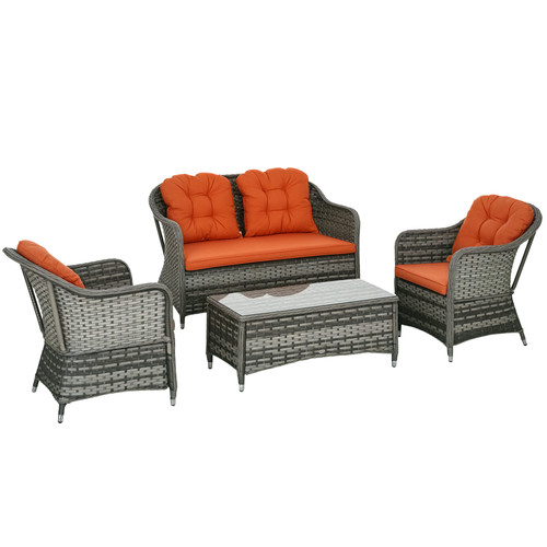 Outsunny pieces rattan - 4, sofa