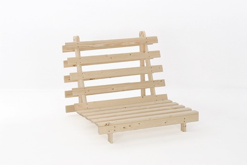 Wooden futon sofa bed - sofa, frame
