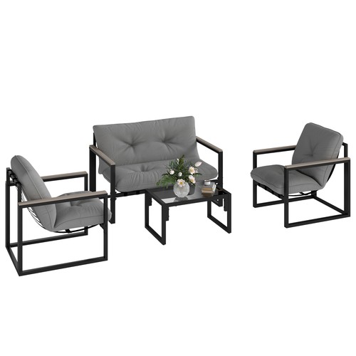 Outsunny 4pcs garden furniture - 4pcs,