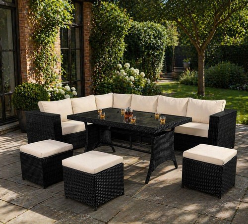 Seater rattan dining table - rattan,